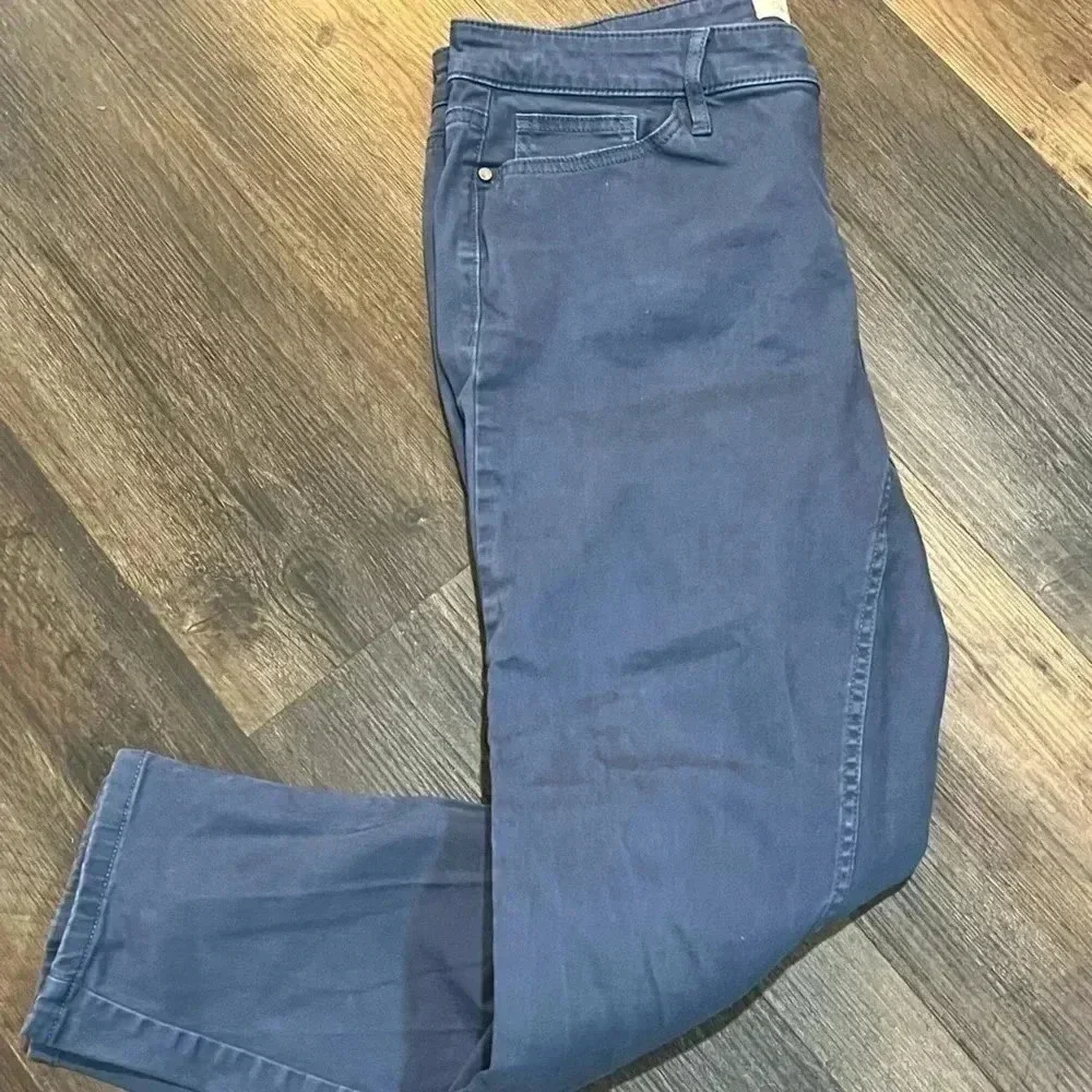 Calvin Klein Jeans size 12 slate blue ankle skinny pants EUC - Picture 8 of 12
